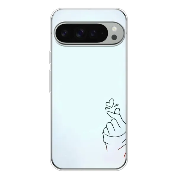 Чехол с рисунком «Сердце на голубом» для Google Pixel 9 Pro XL Чехол с рисунком «Сердце на голубом» для Google Pixel 9 Pro XL