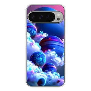 Чохли КОСМОС  на Google Pixel 9 Pro XL (Сині планети)