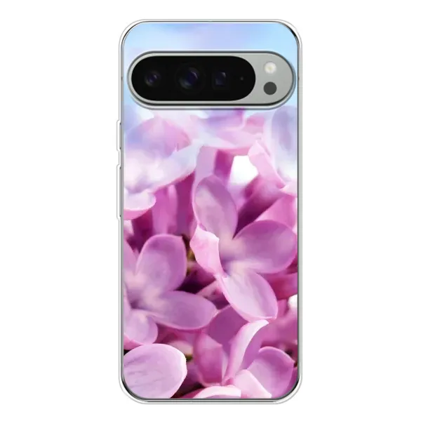 Чехол с рисунком «Сиреневые цветы» для Google Pixel 9 Pro XL Чехол с рисунком «Сиреневые цветы» для Google Pixel 9 Pro XL
