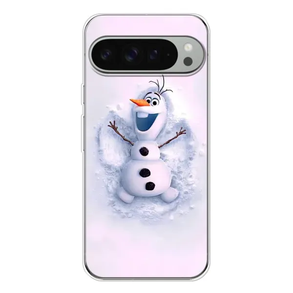 Чехол с рисунком «Снеговик Олов» для Google Pixel 9 Pro XL