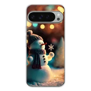 Чохли на Новий Рік Google Pixel 9 Pro XL (Сніговик святковий)