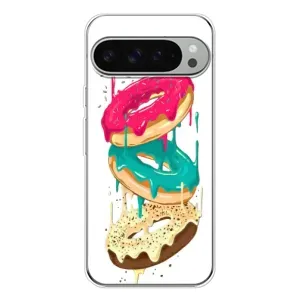 Чехол с изображением  вкусной еды для Google Pixel 9 Pro XL (Сочные пончики)