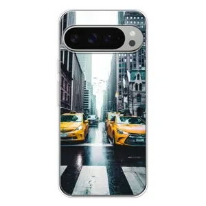 Силиконовый бампер (Работники) на Google Pixel 9 Pro XL (Такси)