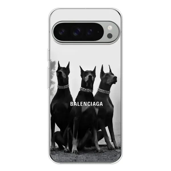 Чехол с рисунком «Три добермана» для Google Pixel 9 Pro XL Чехол с рисунком «Три добермана» для Google Pixel 9 Pro XL