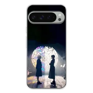 Чехлы с принтом Уэнсдей на Google Pixel 9 Pro XL (Уэнсдей и Энди)