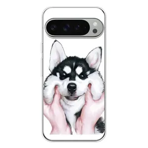 Бампер для Google Pixel 9 Pro XL з картинкою "Песики" (Собака Хаскі)