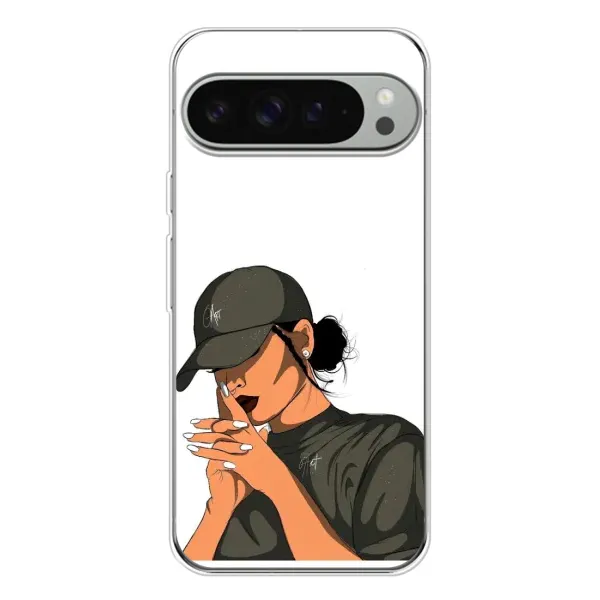 Чехол с рисунком «В зеленом» для Google Pixel 9 Pro XL