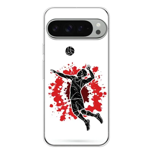 Чехол с рисунком «Волейболист» для Google Pixel 9 Pro XL Чехол с рисунком «Волейболист» для Google Pixel 9 Pro XL