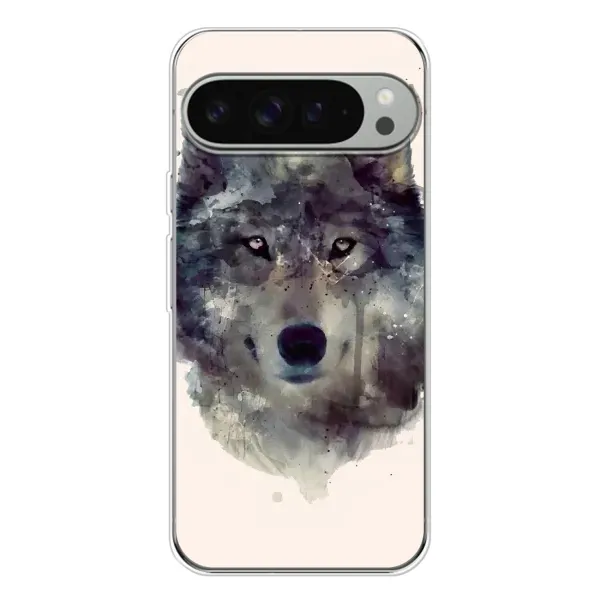 Чехол с рисунком «Волк» для Google Pixel 9 Pro XL