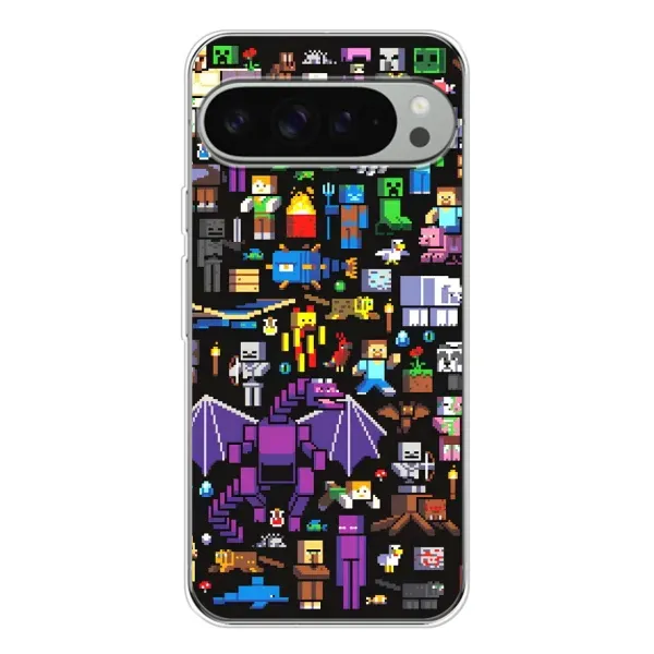 Чехол с рисунком «Все персонажи» для Google Pixel 9 Pro XL