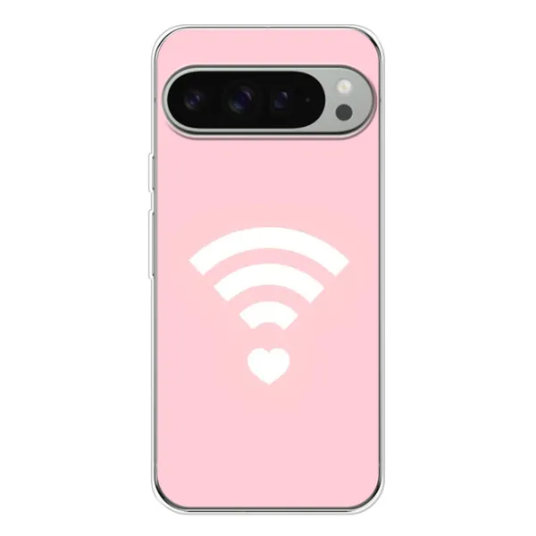 Чехол с рисунком «WiFi Love» для Google Pixel 9 Pro XL Чехол с рисунком «WiFi Love» для Google Pixel 9 Pro XL