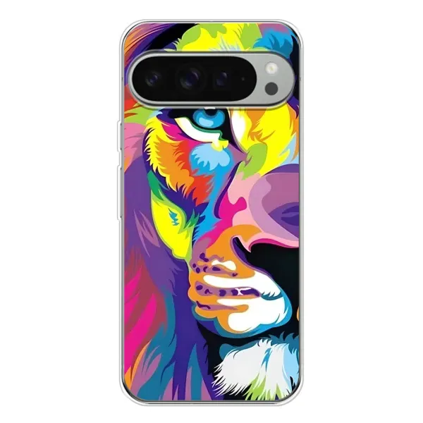 Чехол с рисунком «Яркий Лев» для Google Pixel 9 Pro XL Чехол с рисунком «Яркий Лев» для Google Pixel 9 Pro XL