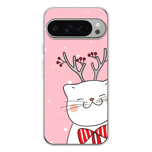 Чехол с рисунком «Зимний кот» для Google Pixel 9 Pro XL Чехол с рисунком «Зимний кот» для Google Pixel 9 Pro XL