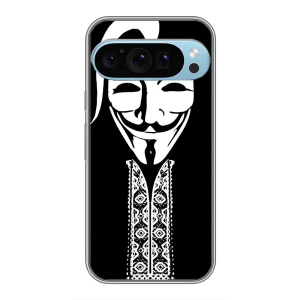 Чехол с рисунком «Анонимус» для Google Pixel 9 Pro Чехол с рисунком «Анонимус» для Google Pixel 9 Pro