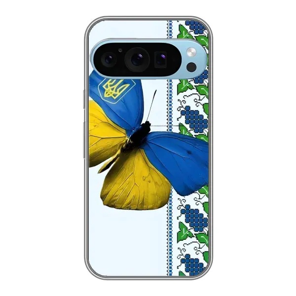 Чехол с рисунком «Бабочка» для Google Pixel 9 Pro Чехол с рисунком «Бабочка» для Google Pixel 9 Pro