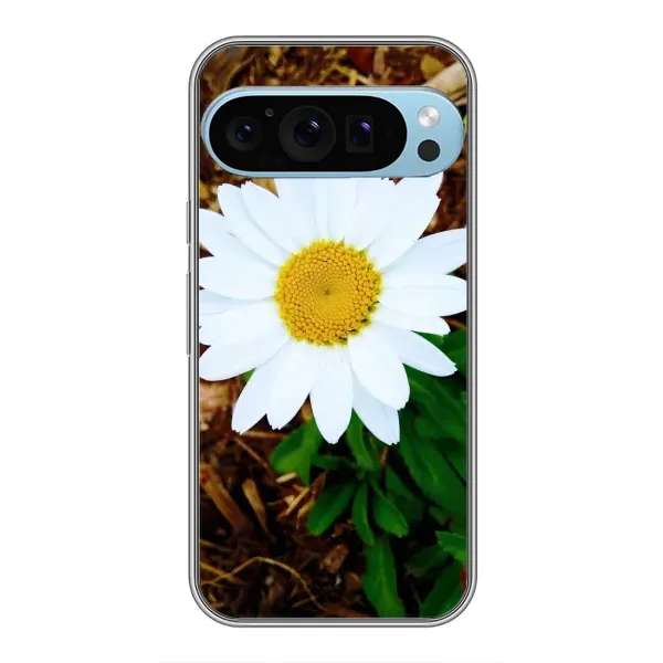 Чехол с рисунком «Белая ромашка» для Google Pixel 9 Pro Чехол с рисунком «Белая ромашка» для Google Pixel 9 Pro