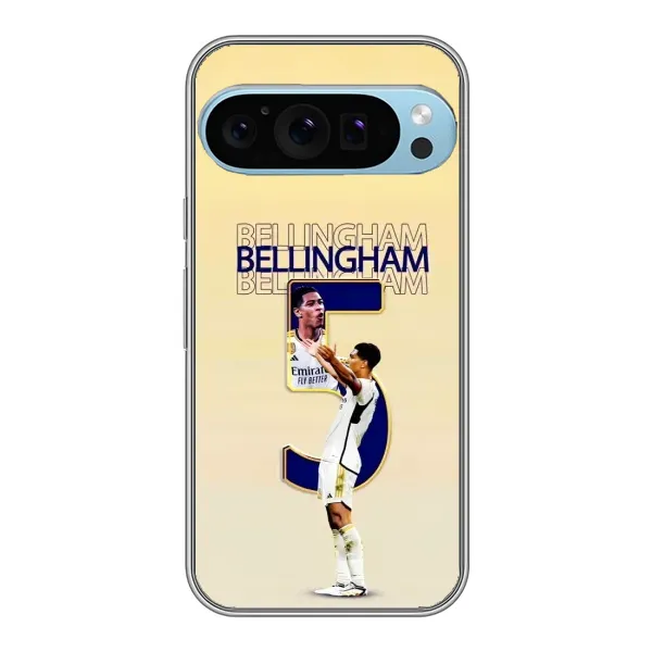 Чехол с рисунком «Беллингем ,Реал 5» для Google Pixel 9 Pro