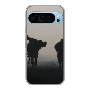 Чохли на військову тематику для Google Pixel 9 Pro (Бій солдат)