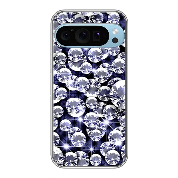 Чехол с рисунком «Бриллианты» для Google Pixel 9 Pro
