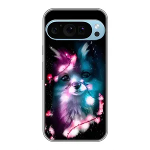 Чехол с Лисичкой для Google Pixel 9 Pro (Черная Лиса)