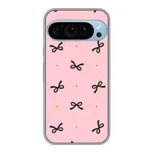 Чохол банти для Google Pixel 9 Pro (Чорні бантики)