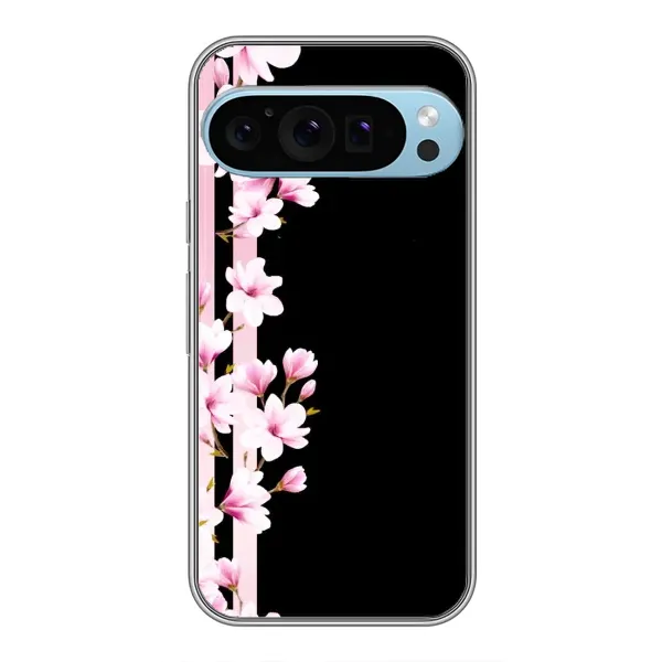 Чехол с рисунком «Цветочки» для Google Pixel 9 Pro