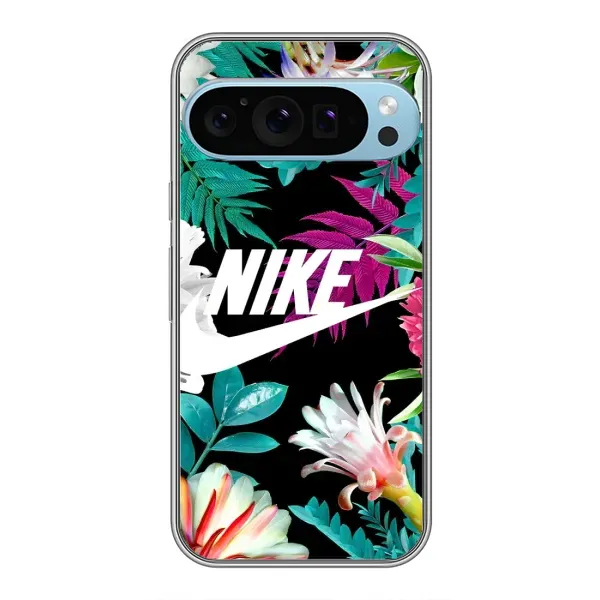 Чехол с рисунком «Цветочный Nike» для Google Pixel 9 Pro