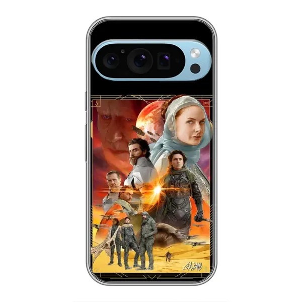 Чехол с рисунком «Д Ю Н А» для Google Pixel 9 Pro