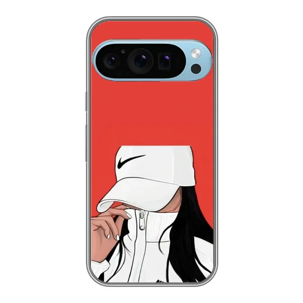 Чехол с рисунком «Девушка Nike» для Google Pixel 9 Pro