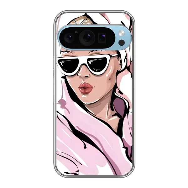 Чехол с рисунком «Девушка в халате» для Google Pixel 9 Pro Чехол с рисунком «Девушка в халате» для Google Pixel 9 Pro