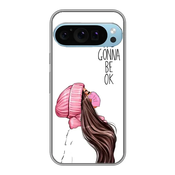 Чехол с рисунком «Девушка в маске» для Google Pixel 9 Pro