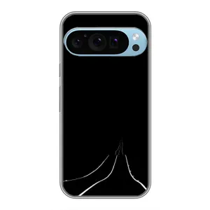 Чохол з картинками на чорному фоні для Google Pixel 9 Pro (Дорога)