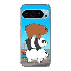 Чехлы с Пандами на Google Pixel 9 Pro (Друзья)
