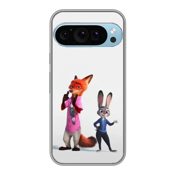 Чехол с рисунком «Джуди и Ник» для Google Pixel 9 Pro Чехол с рисунком «Джуди и Ник» для Google Pixel 9 Pro