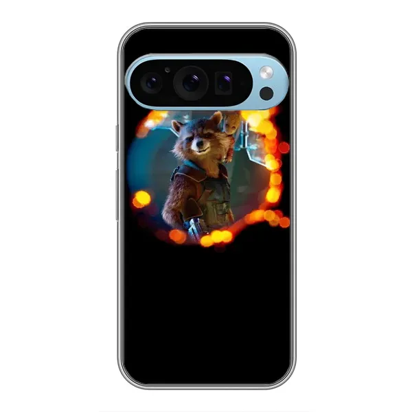 Чохол з малюнком «Енот Ракета» для Google Pixel 9 Pro