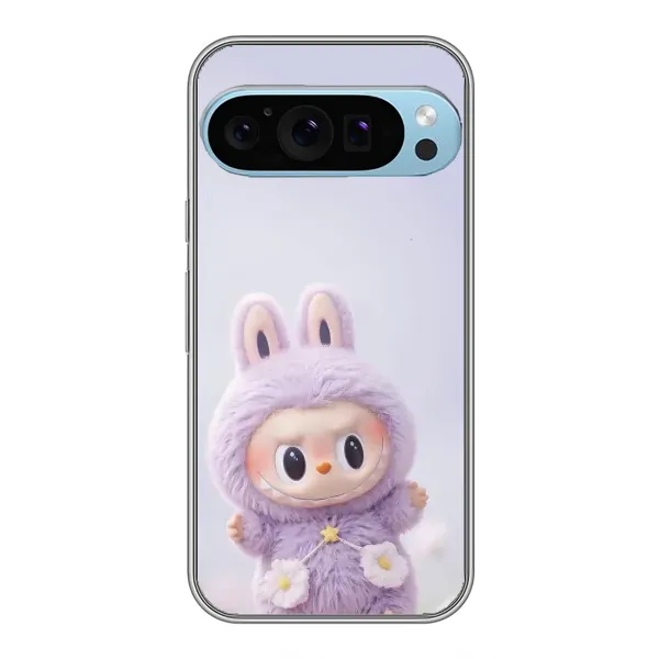 Чехол с рисунком «Фиолетовый Лабубу» для Google Pixel 9 Pro Чехол с рисунком «Фиолетовый Лабубу» для Google Pixel 9 Pro