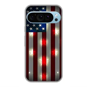 Чехол Флаг USA для Google Pixel 9 Pro (Флаг США 2)