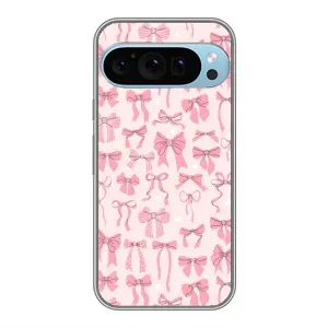 Чохол банти для Google Pixel 9 Pro (Фон бантики)
