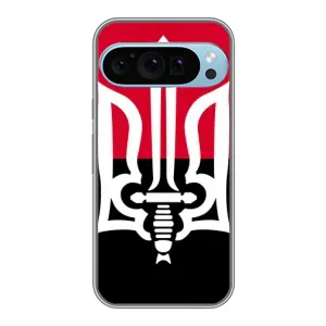 Чохли УПА (Червоно-Чорний) на Google Pixel 9 Pro (Герб України)