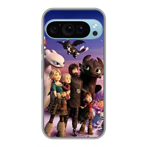 Чехол с рисунком «Герои дракона» для Google Pixel 9 Pro Чехол с рисунком «Герои дракона» для Google Pixel 9 Pro
