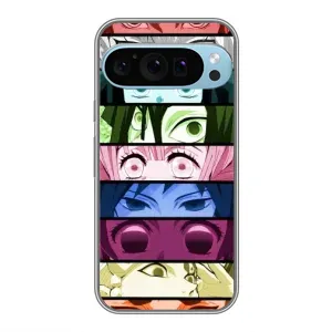Силіконові чохлі з очіма Anime для Гугл Пиксель 9 Про (Очі Хашира)