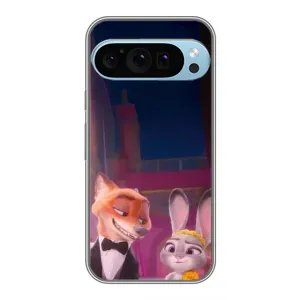 Силиконовый чехол с принтом Зоотрополіс для Google Pixel 9 Pro (Главные герои)
