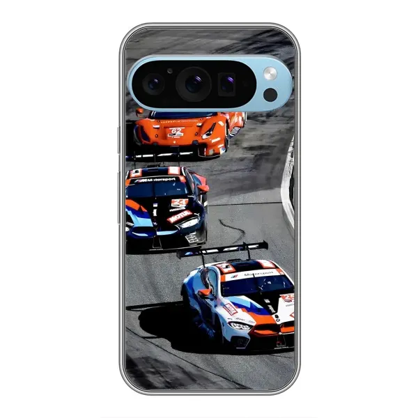 Чехол с рисунком «Гонщики» для Google Pixel 9 Pro