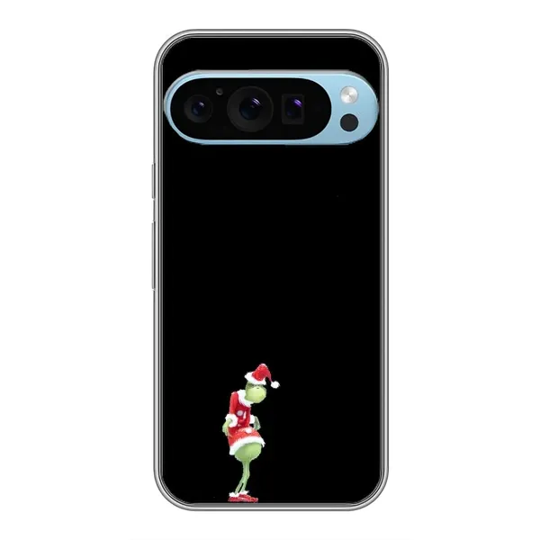 Чехол с рисунком «Гринч на чорном» для Google Pixel 9 Pro Чехол с рисунком «Гринч на чорном» для Google Pixel 9 Pro