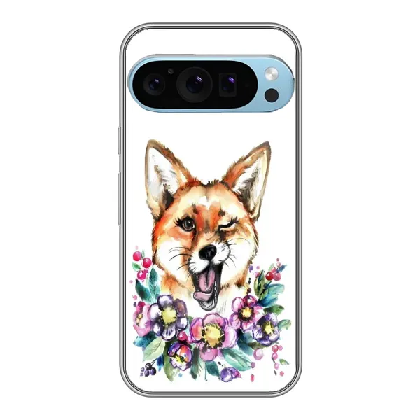 Чохол з малюнком «Хитра лисиця» для Google Pixel 9 Pro