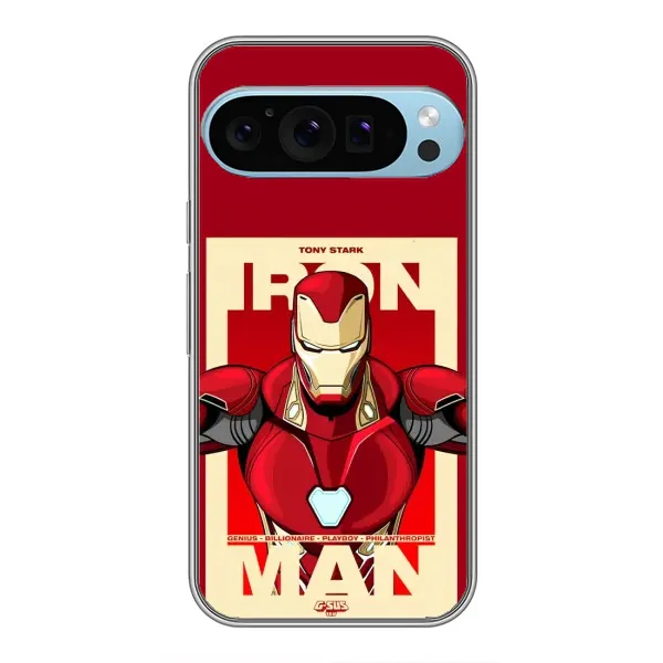 Чехол с рисунком «Iron man» для Google Pixel 9 Pro Чехол с рисунком «Iron man» для Google Pixel 9 Pro