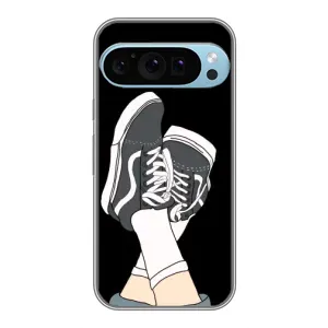 Чохол з Прикольним Принтом на Google Pixel 9 Pro (Кеди)