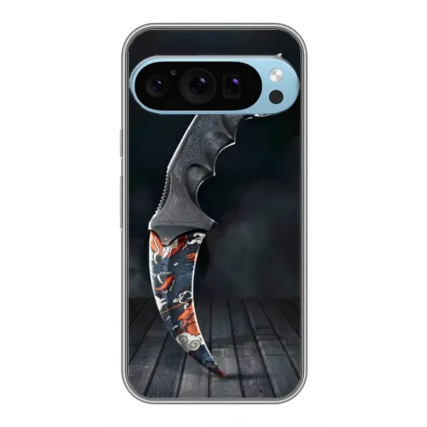 Чехол с рисунком «Кинжал КС ГО» для Google Pixel 9 Pro