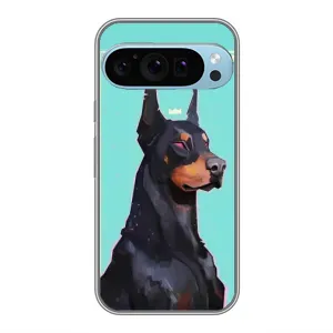 Чехол ДОБЕРМАН для Google Pixel 9 Pro (Король доберман)