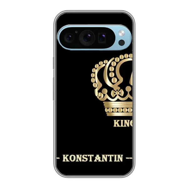 Чехол с рисунком «KOSTYA» для Google Pixel 9 Pro
